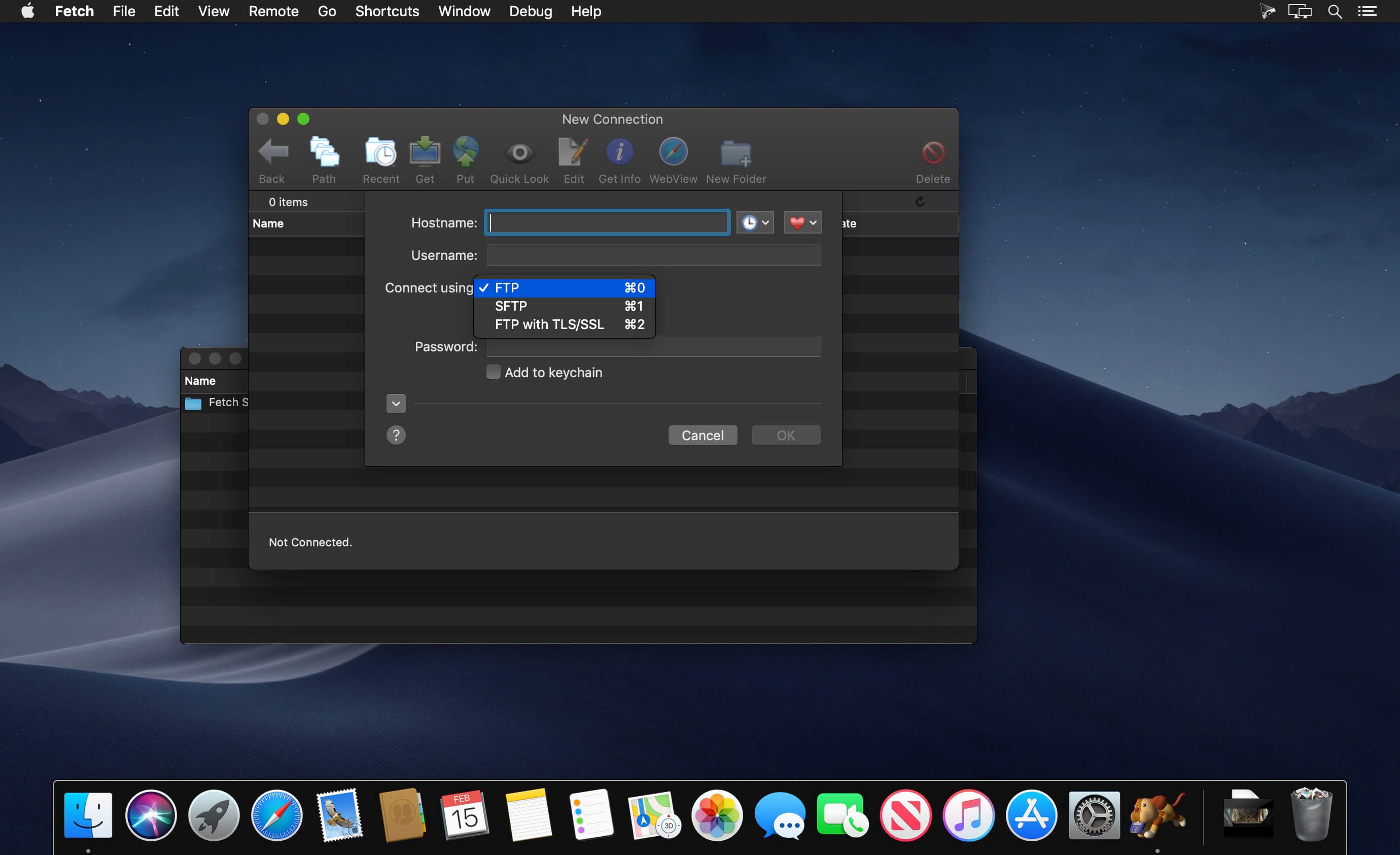 Fetch 5.8 screenshot
