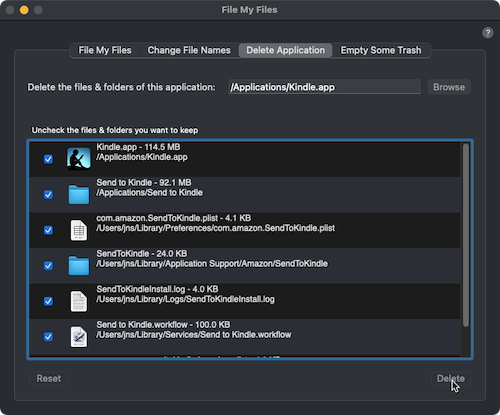 FileMyFiles 4.1.1 screenshot