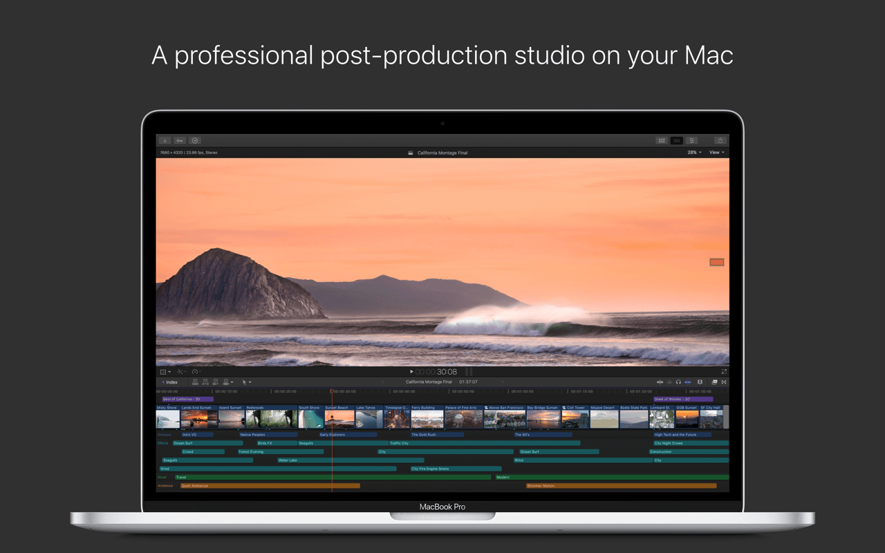 Final Cut Pro X 10.4.3 – Professional video editing solution. screenshot