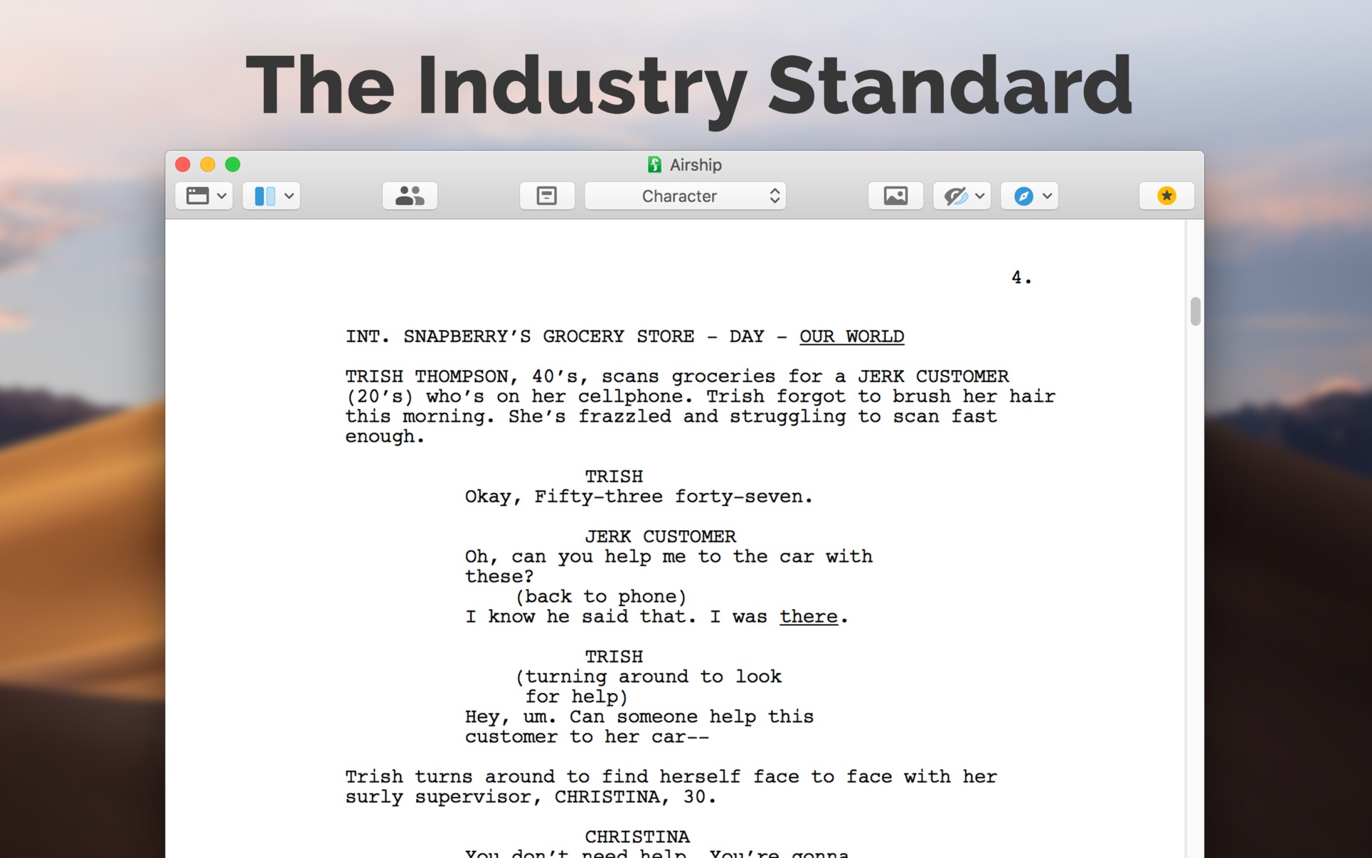 Final Draft 11.0.0 – Industry-leading screenwriting software. screenshot