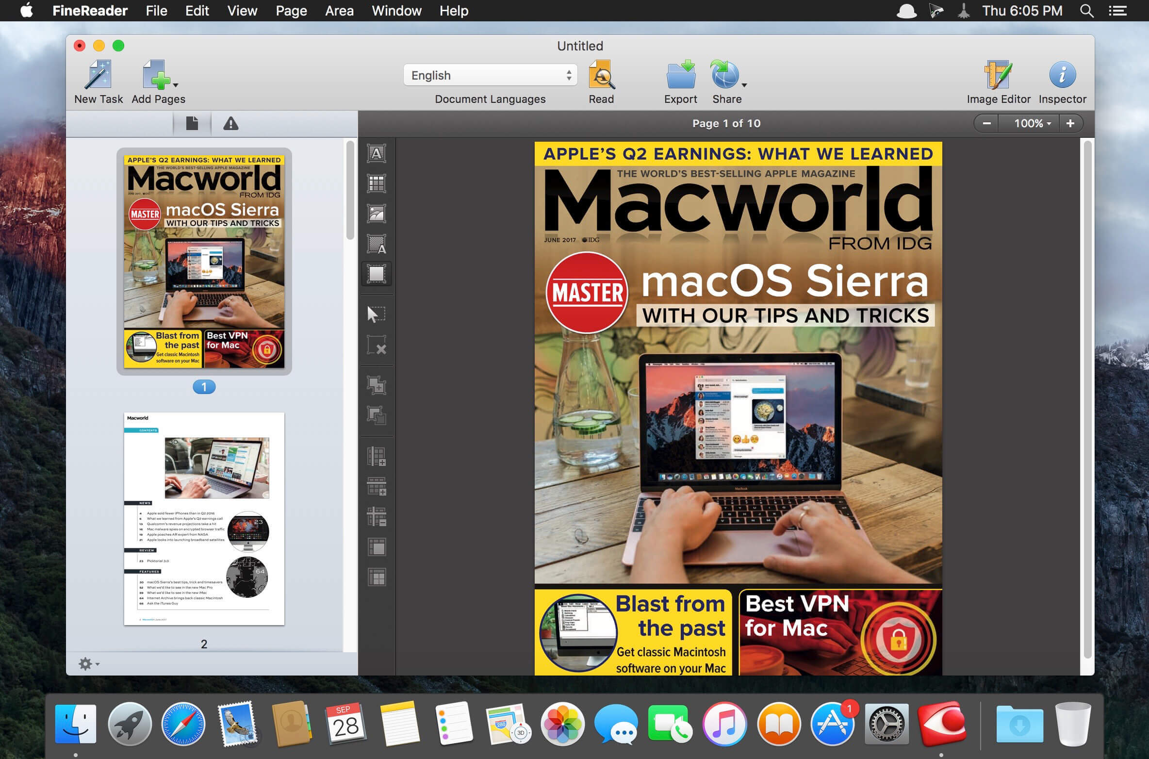 ABBYY FineReader OCR Pro 12.1.14 screenshot