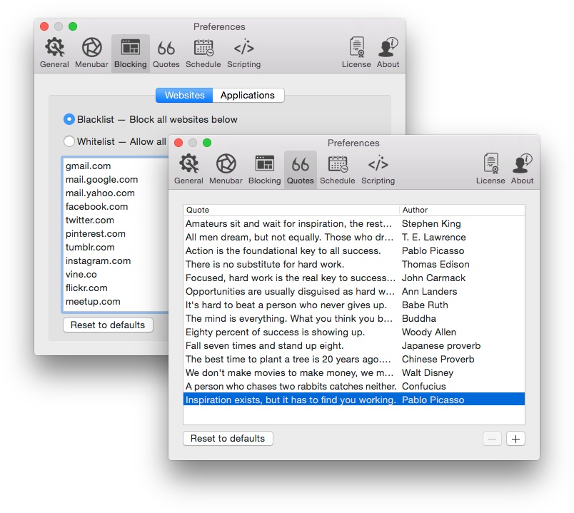 Focus 1.8.12 – Block distracting websites and apps. screenshot