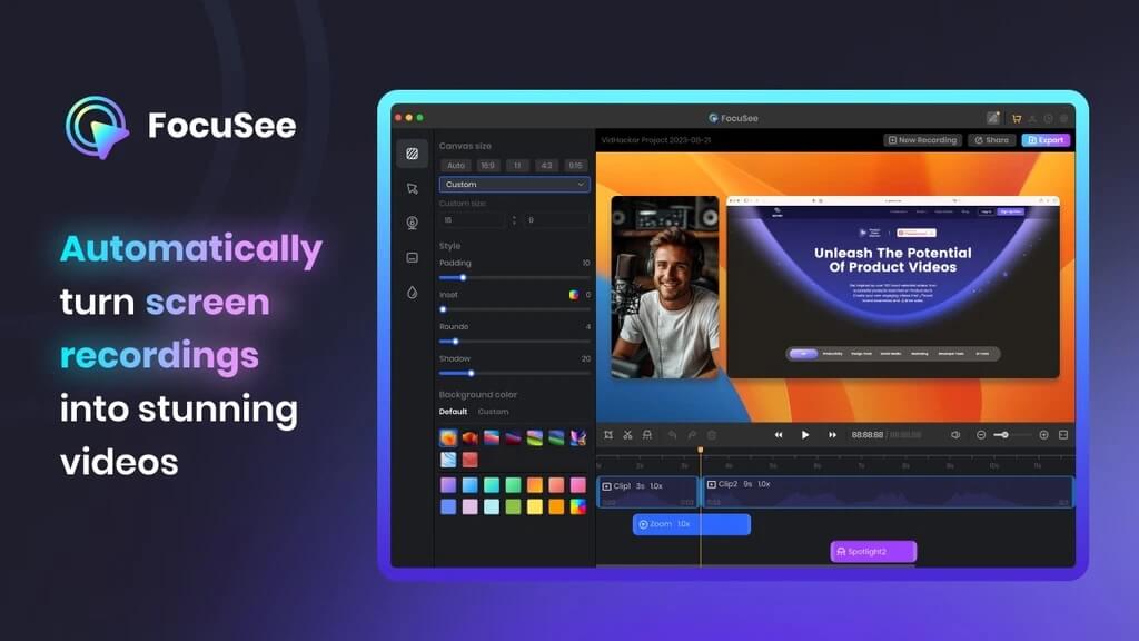 FocuSee 2.0.0 screenshot