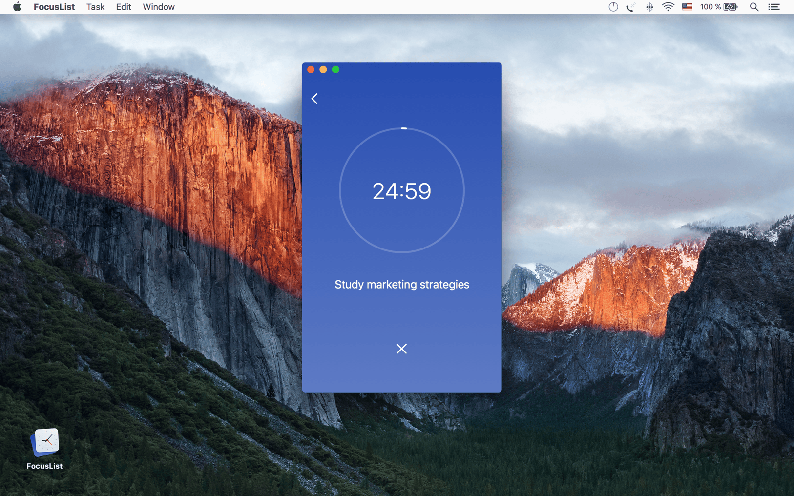 FocusList 1.0.11 screenshot