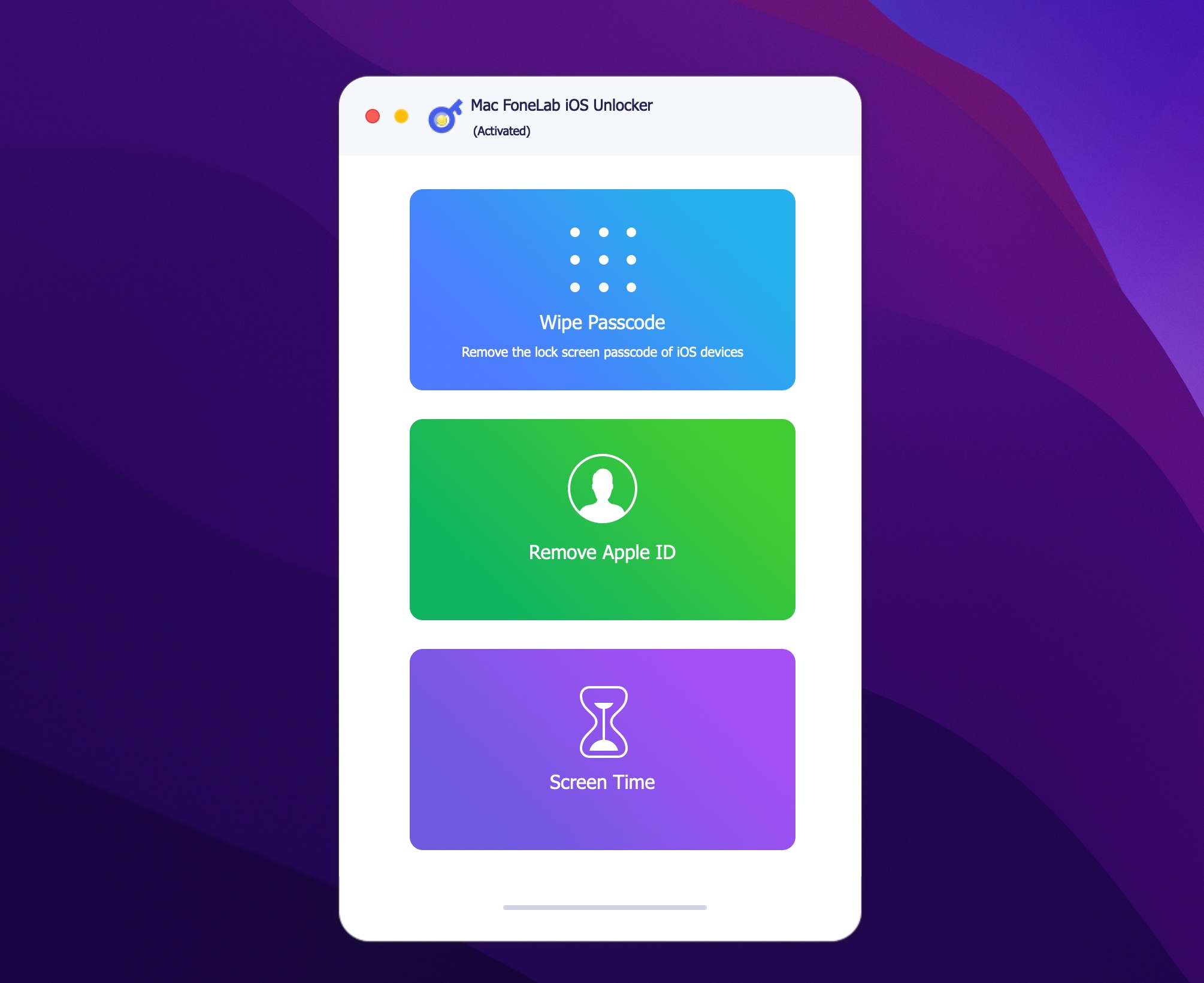 Mac FoneLab iOS Unlocker 1.0.66 screenshot