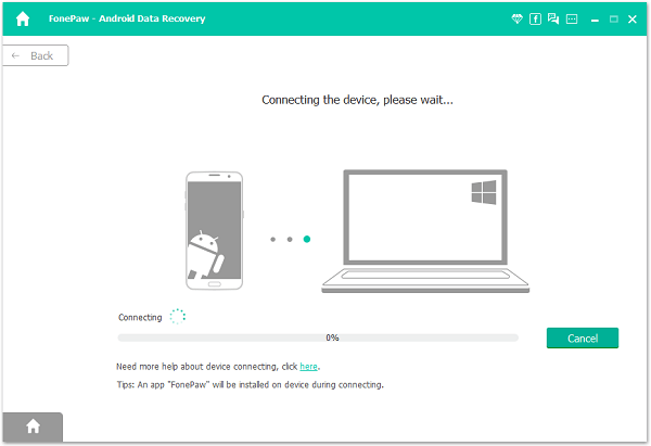 FonePaw Android Data Recovery 6.1.0 screenshot