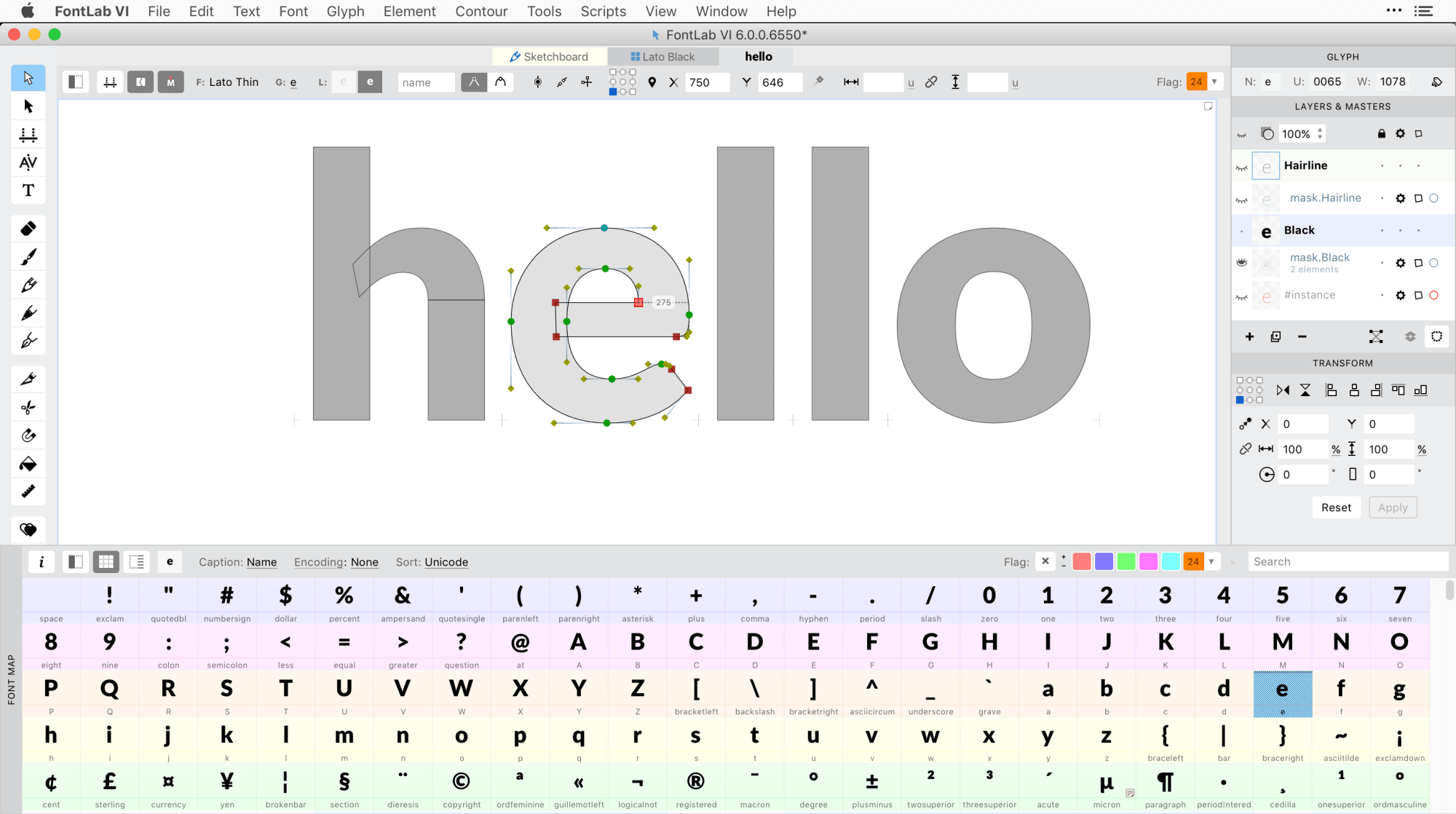 FontLab 8.4.3.8984 screenshot