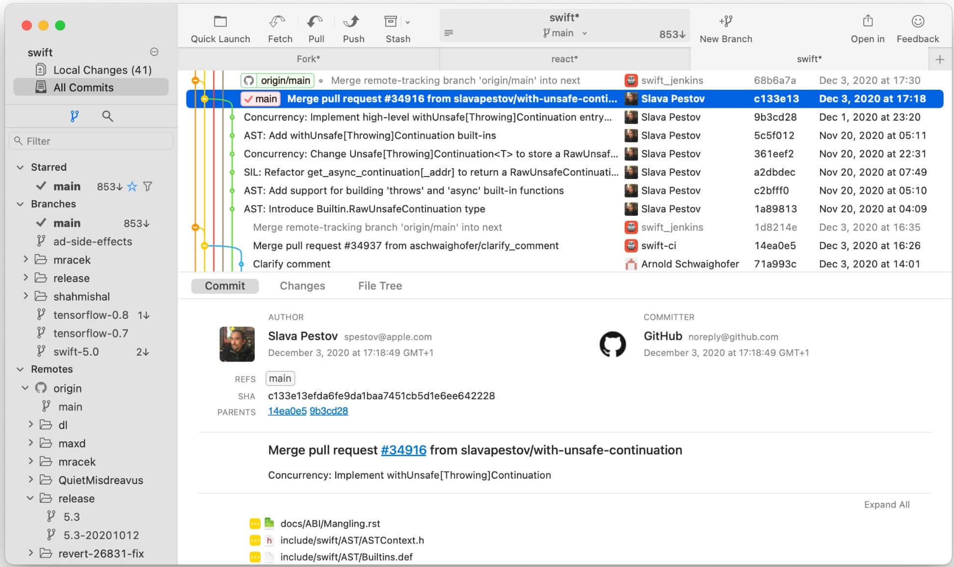 Fork 2.69.0 screenshot
