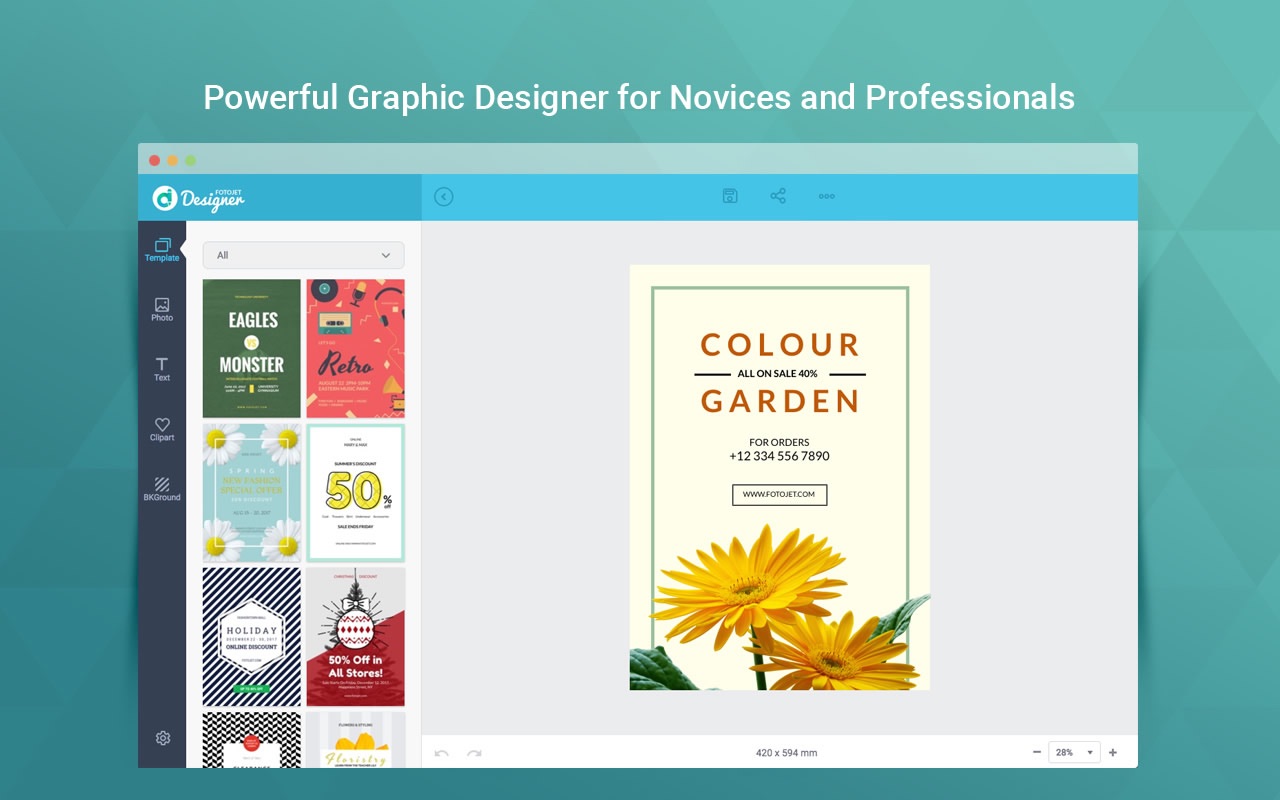 FotoJet Designer 1.2.2 screenshot