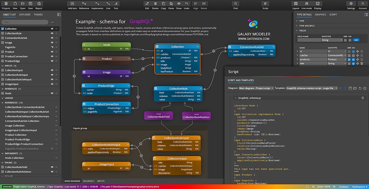 Galaxy Modeler 10.0.0 screenshot