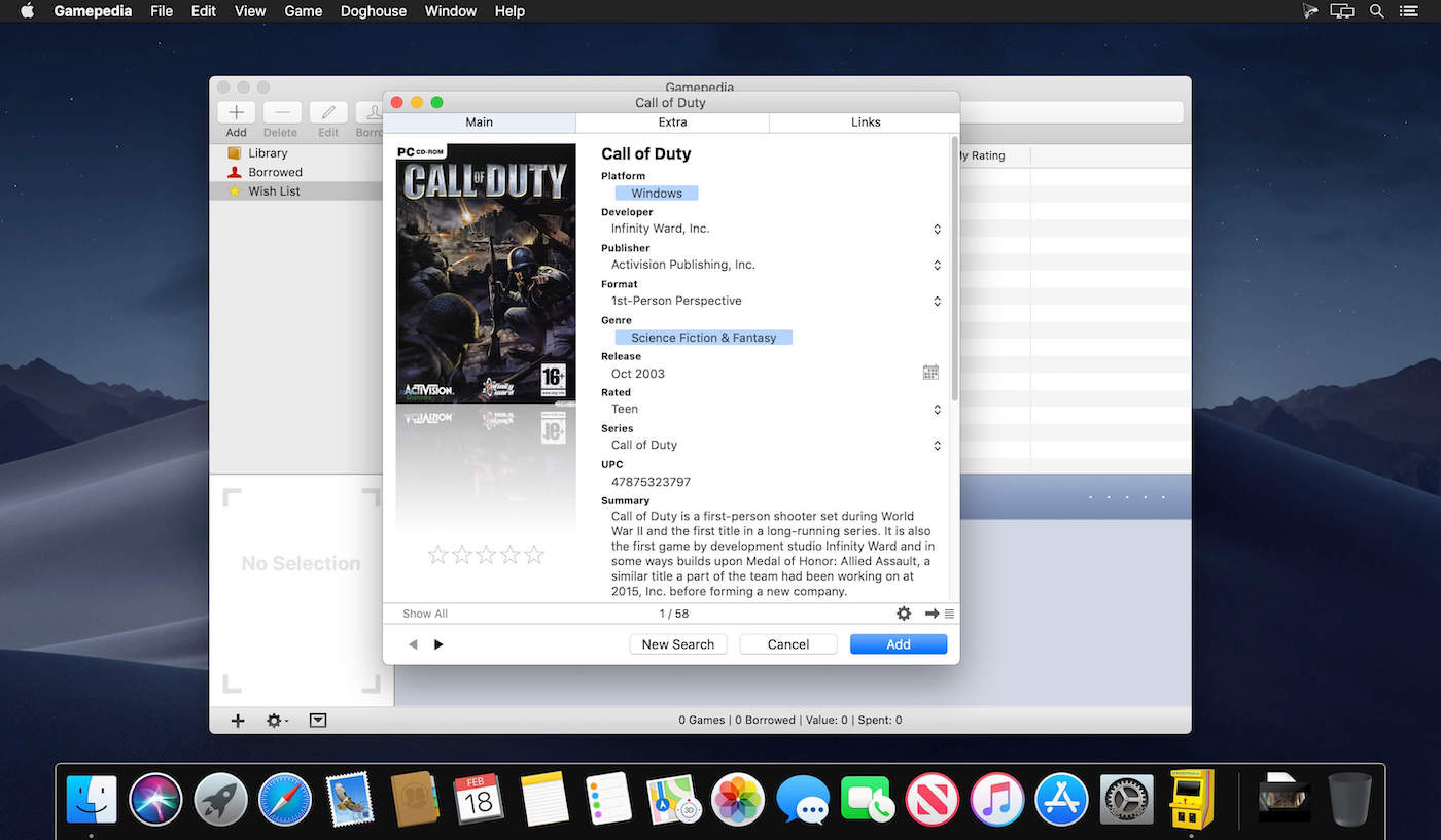 Gamepedia 6.1.1 screenshot