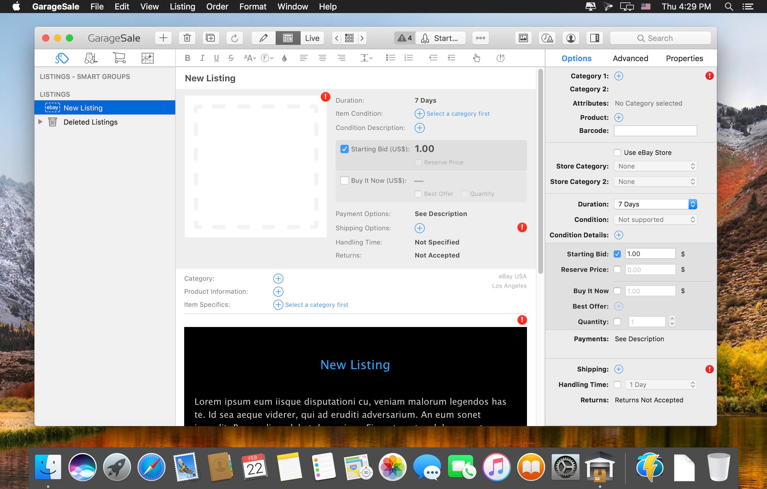 GarageSale 9.9.5 screenshot