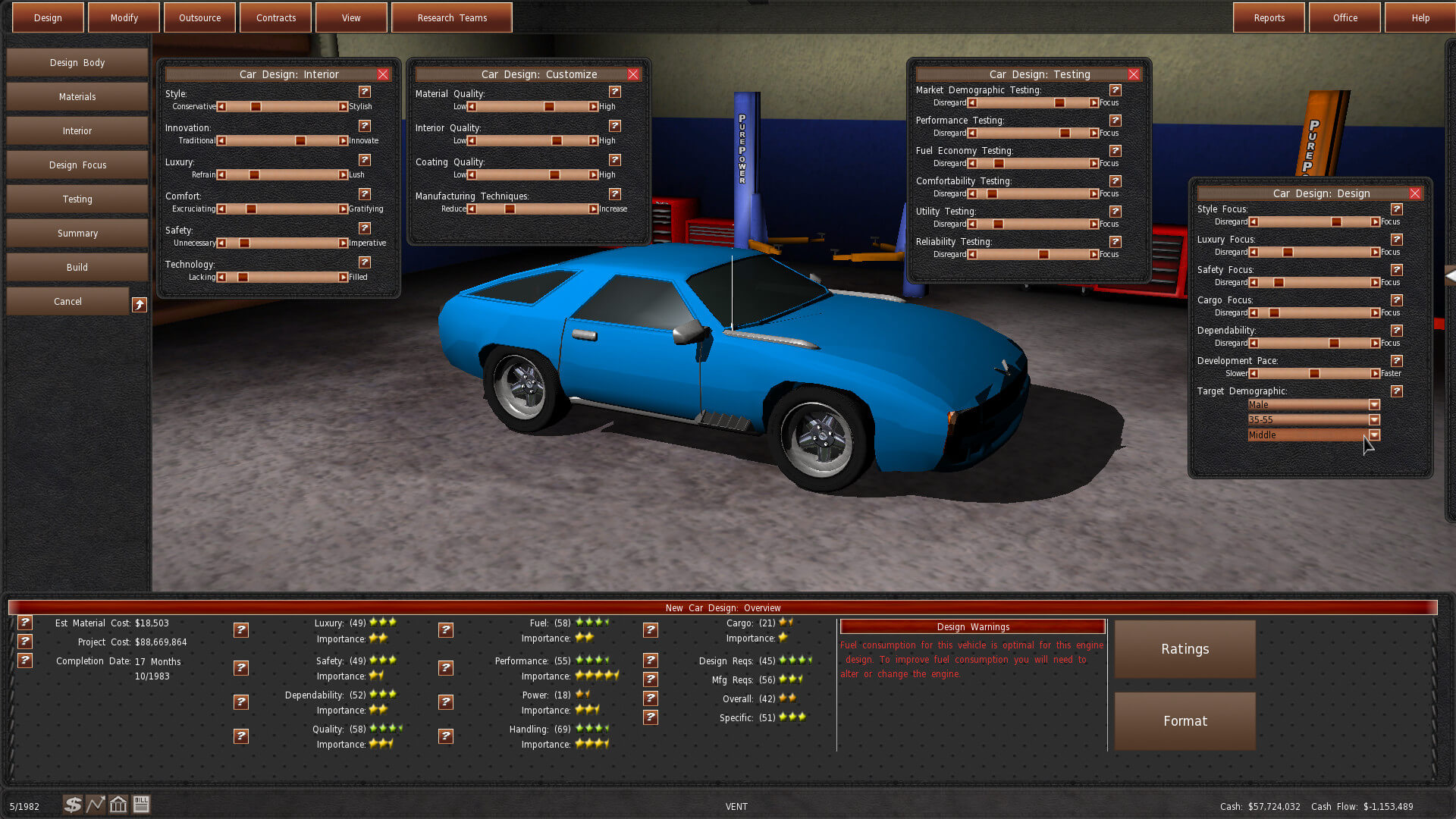GearCity 2.0.0.11 screenshot