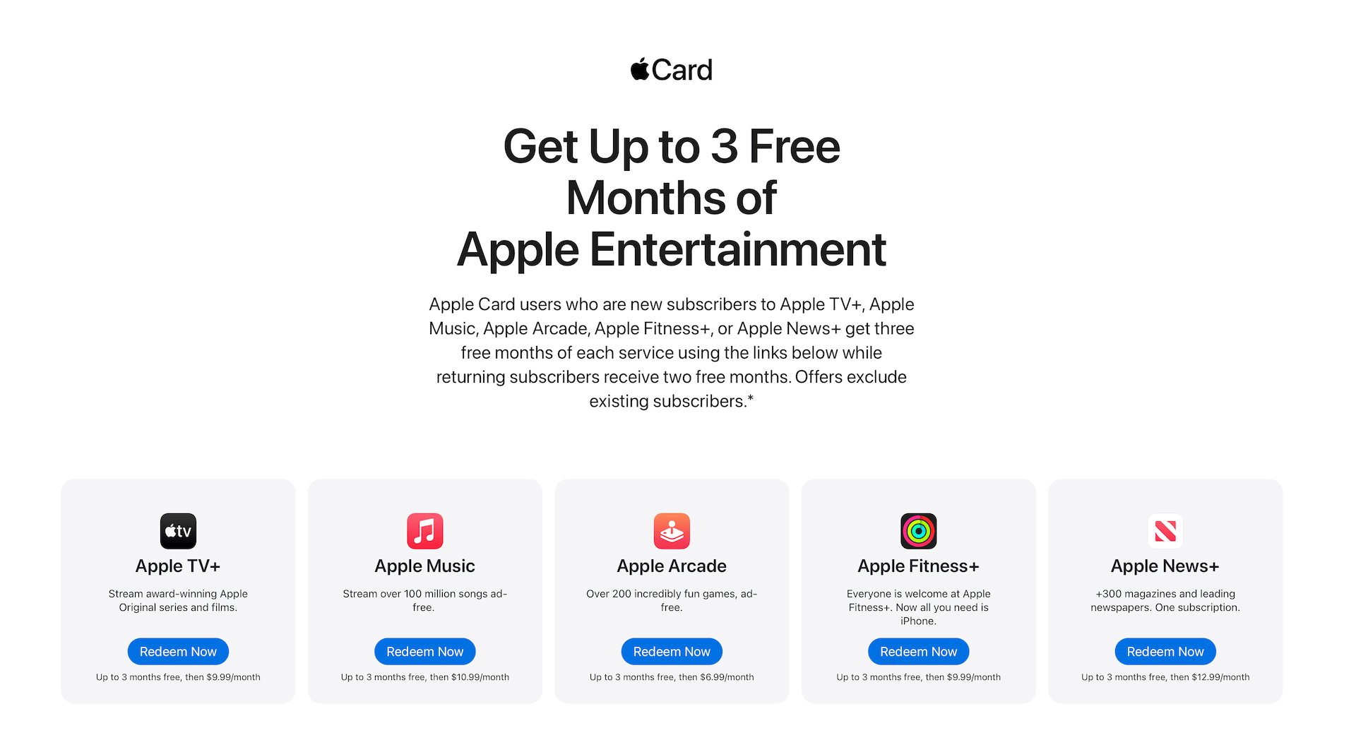 Get Up to 3 Free Months of Apple Entertainment screenshot
