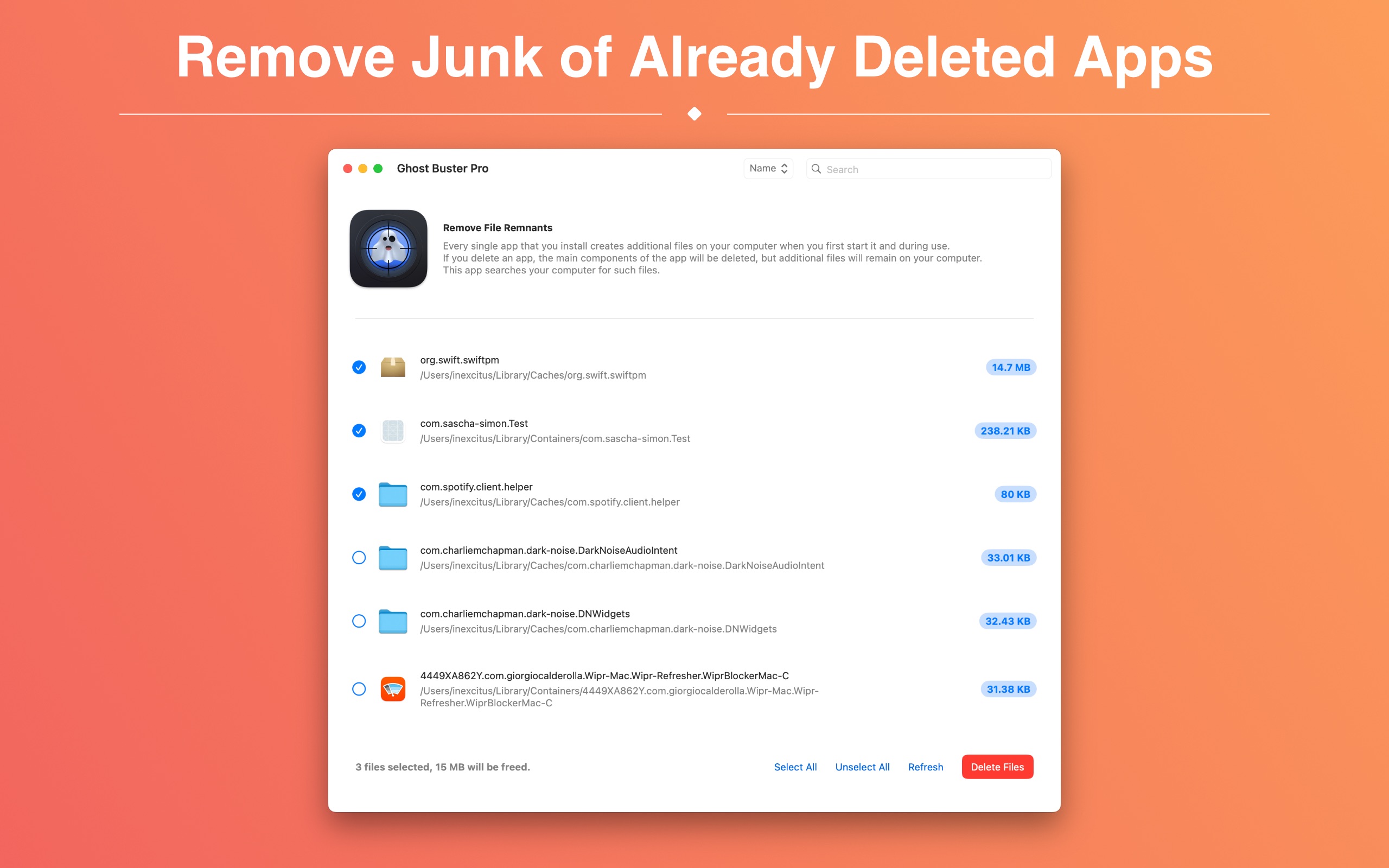 Ghost Buster Pro 6.1.3 screenshot