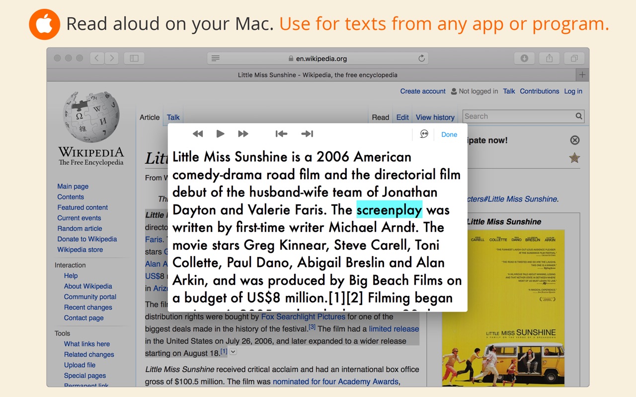 GhostReader 2.3 – Easy to use Text to Speech. screenshot