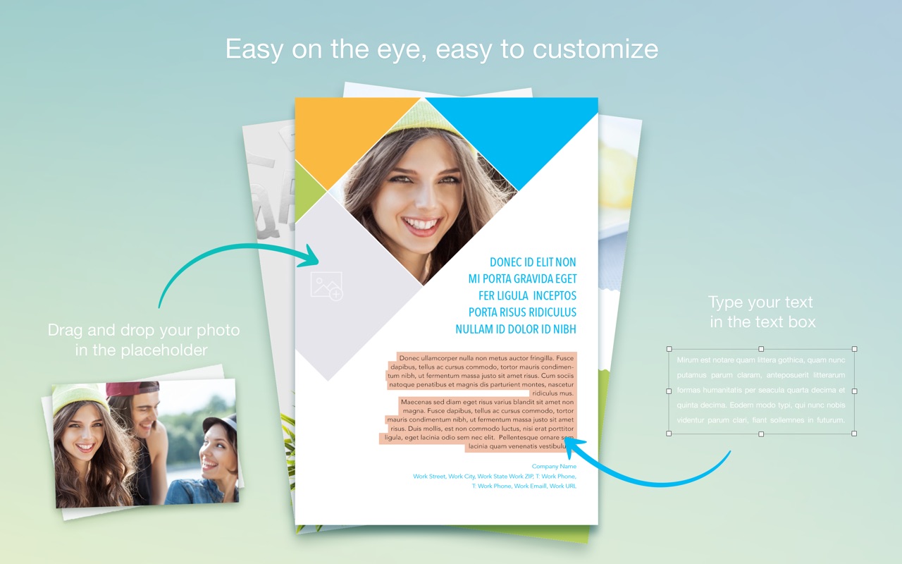 GN Letter Templates for Pages 4.2.2 – A new look for your letters (was Letter Templates for  Pages). screenshot