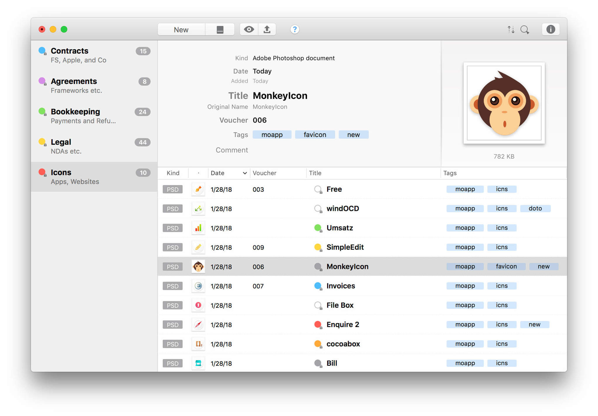 GoBDocuments 1.6 screenshot
