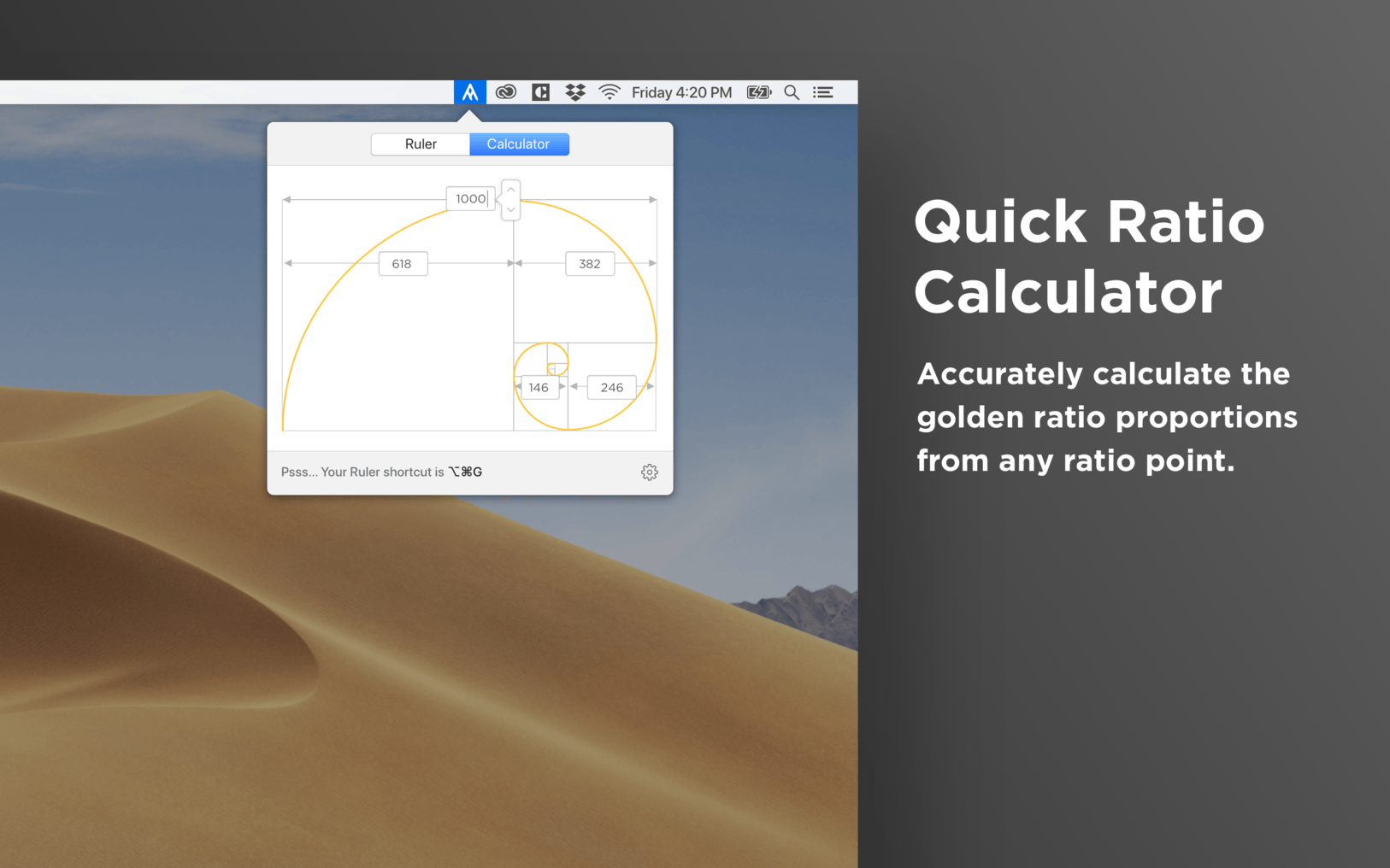 Goldie App 2.3 screenshot
