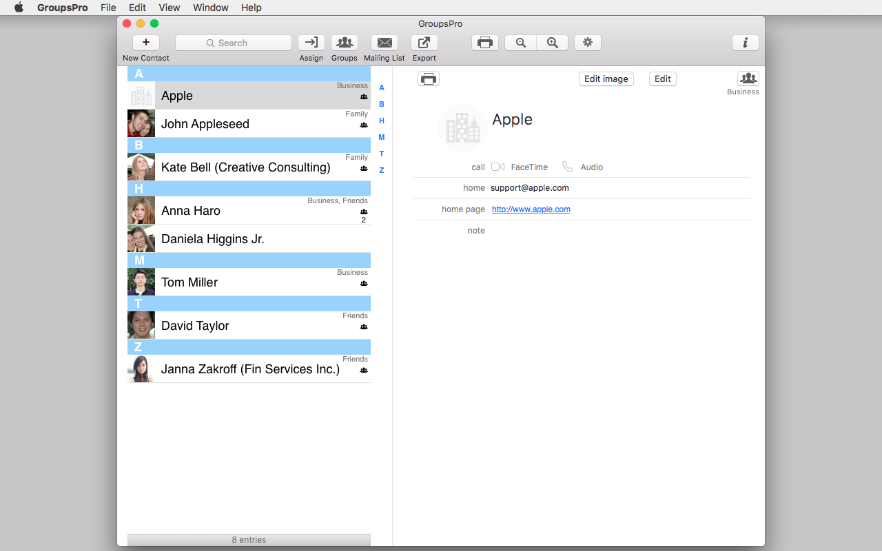GroupsPro 5.6.1 screenshot