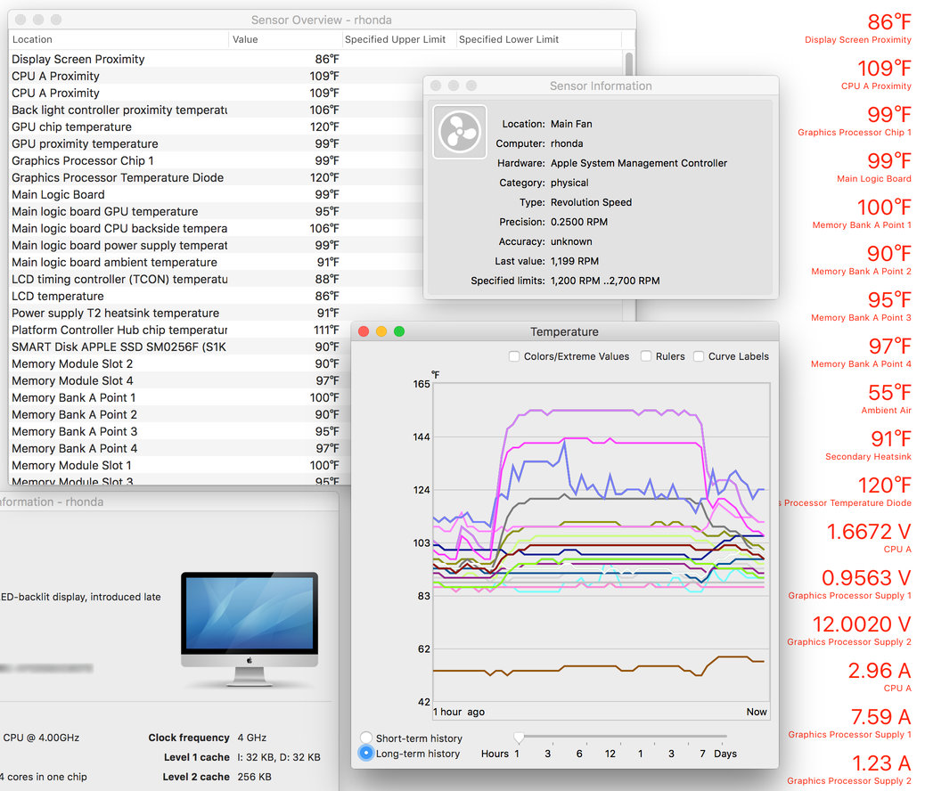 Hardware Monitor 5.54 – Hardware monitoring sensor app. screenshot
