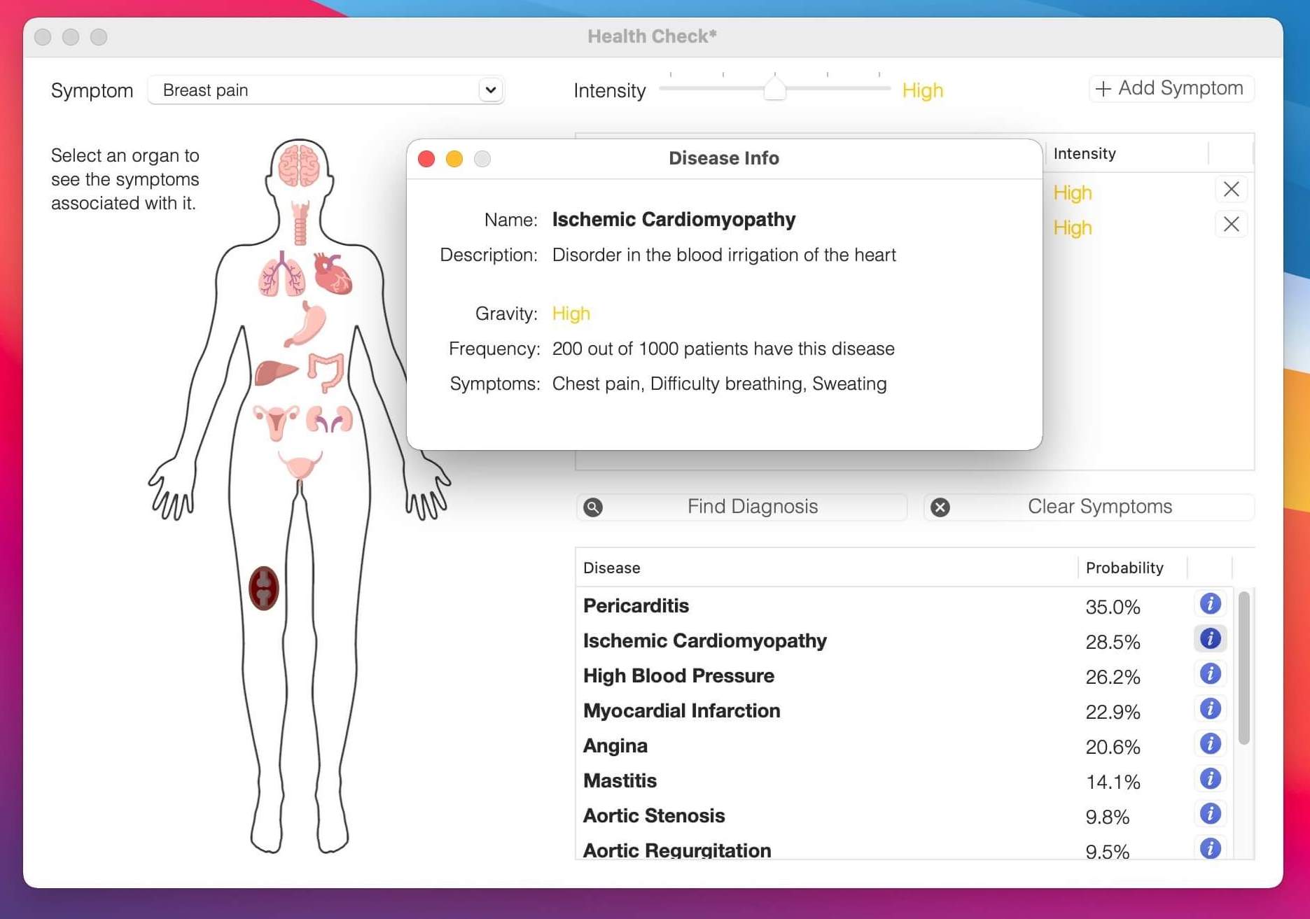 Health Check 1.0 screenshot