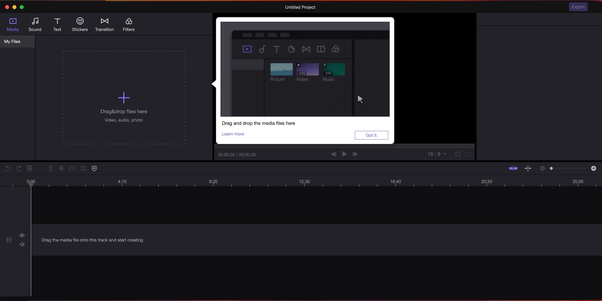 HitPaw Edimakor (Video Editor) 2.6.0 screenshot