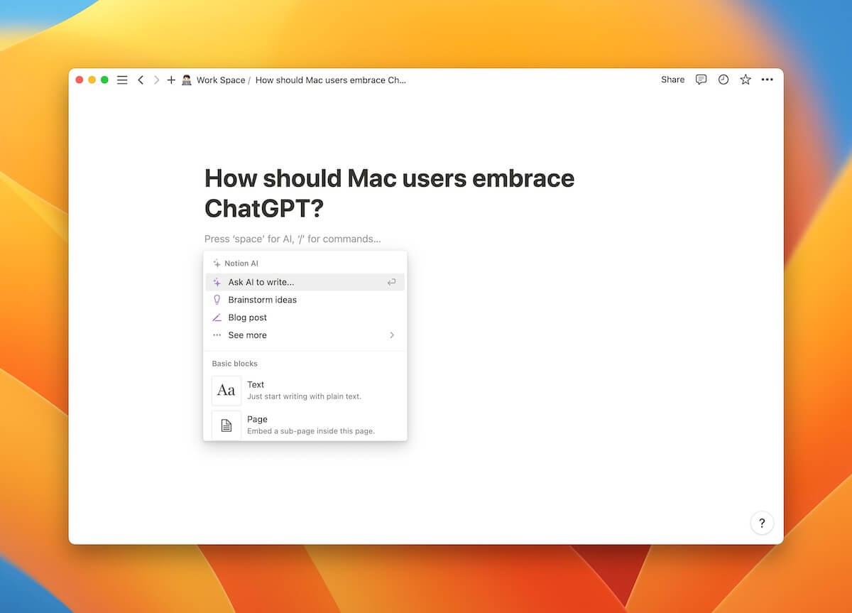 How should Mac users embrace ChatGPT / Google Bard? screenshot