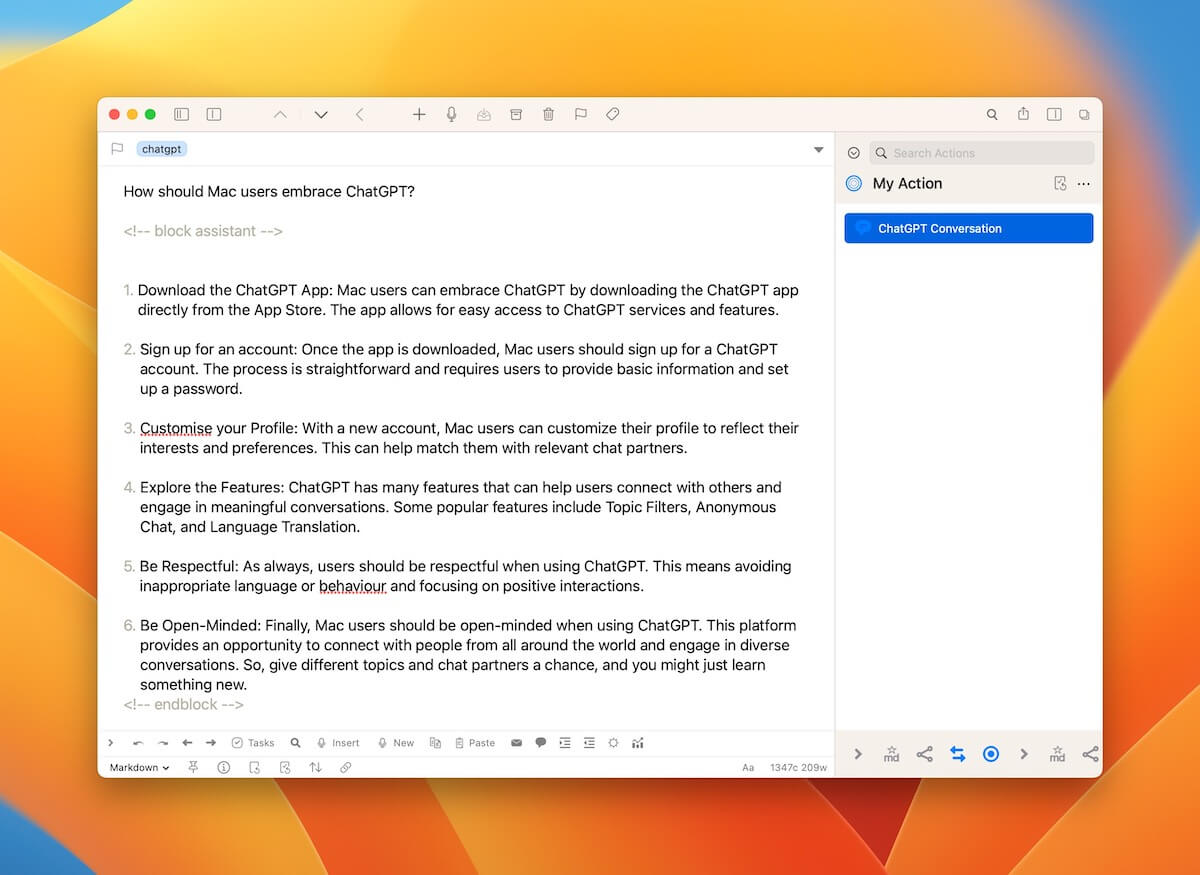How should Mac users embrace ChatGPT / Google Bard? screenshot