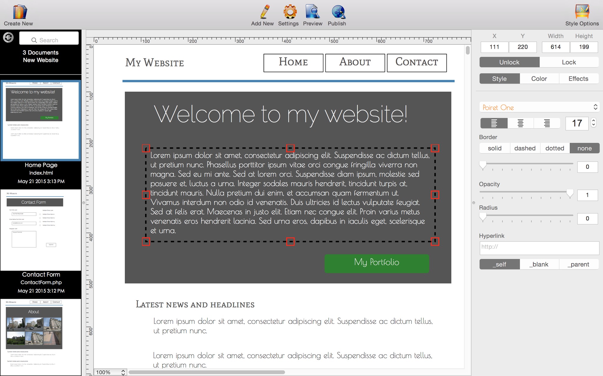 HTML Egg 7.80.9.1 screenshot