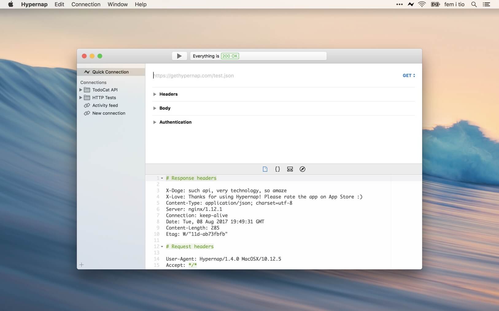 Hypernap 1.4.2 screenshot