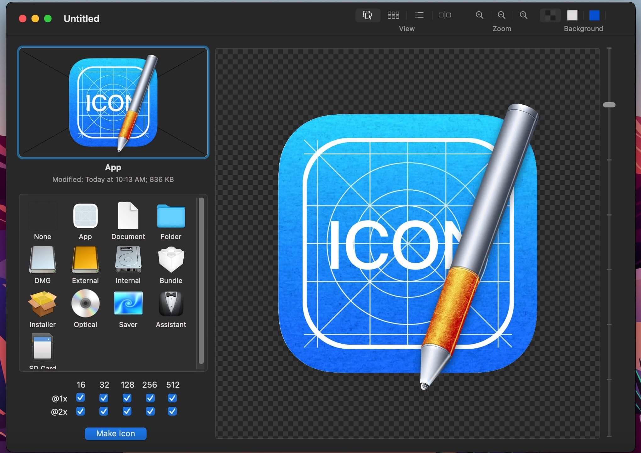 Iconographer Mini 1.2 screenshot