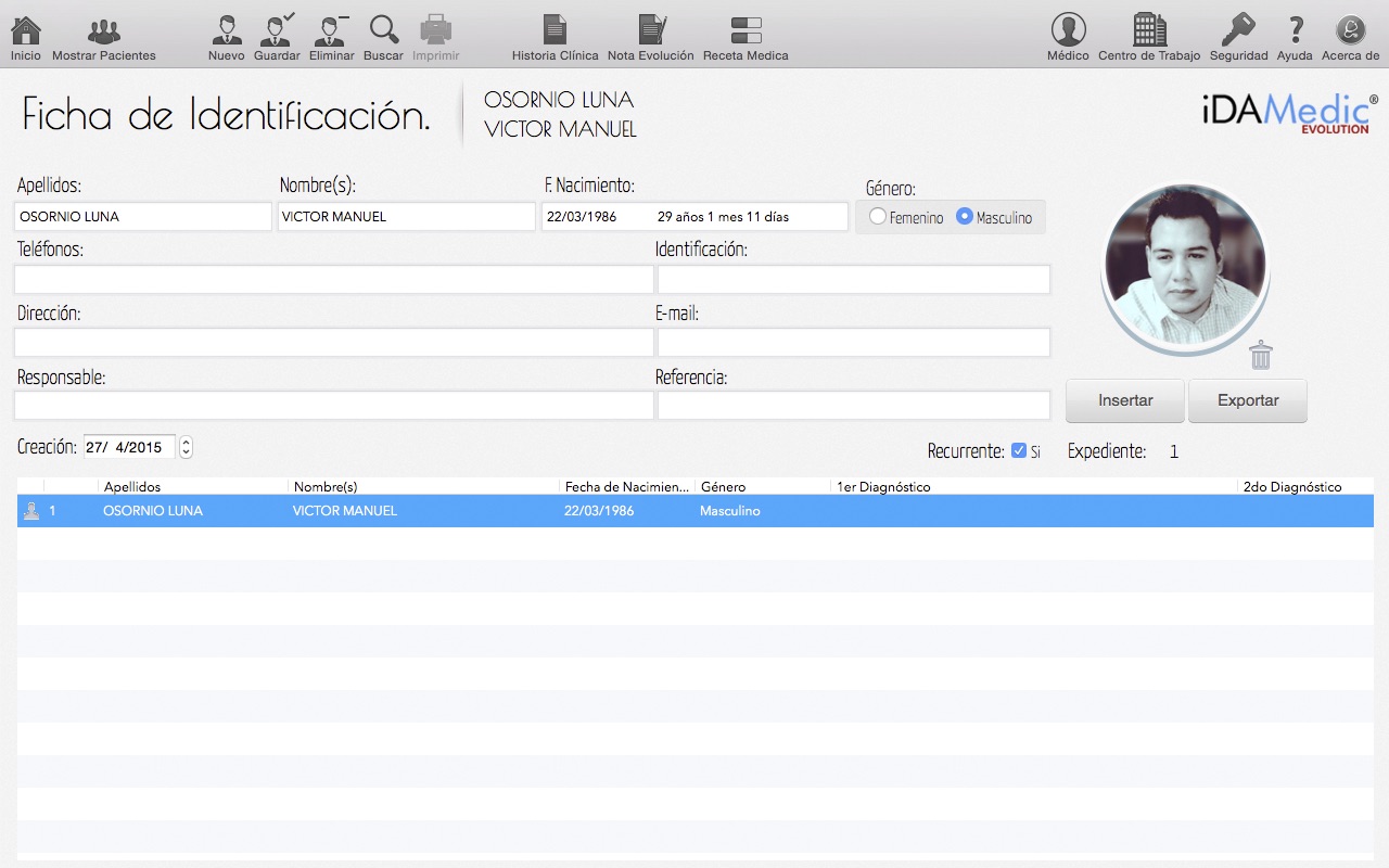 iDAMedic Evolution 2.0.0 screenshot