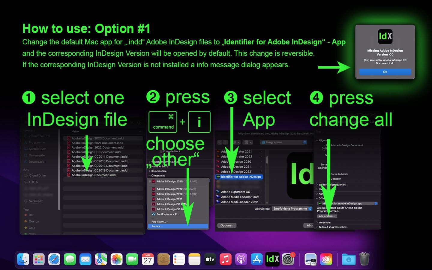 Identifier for Adobe InDesign 1.0.4 screenshot