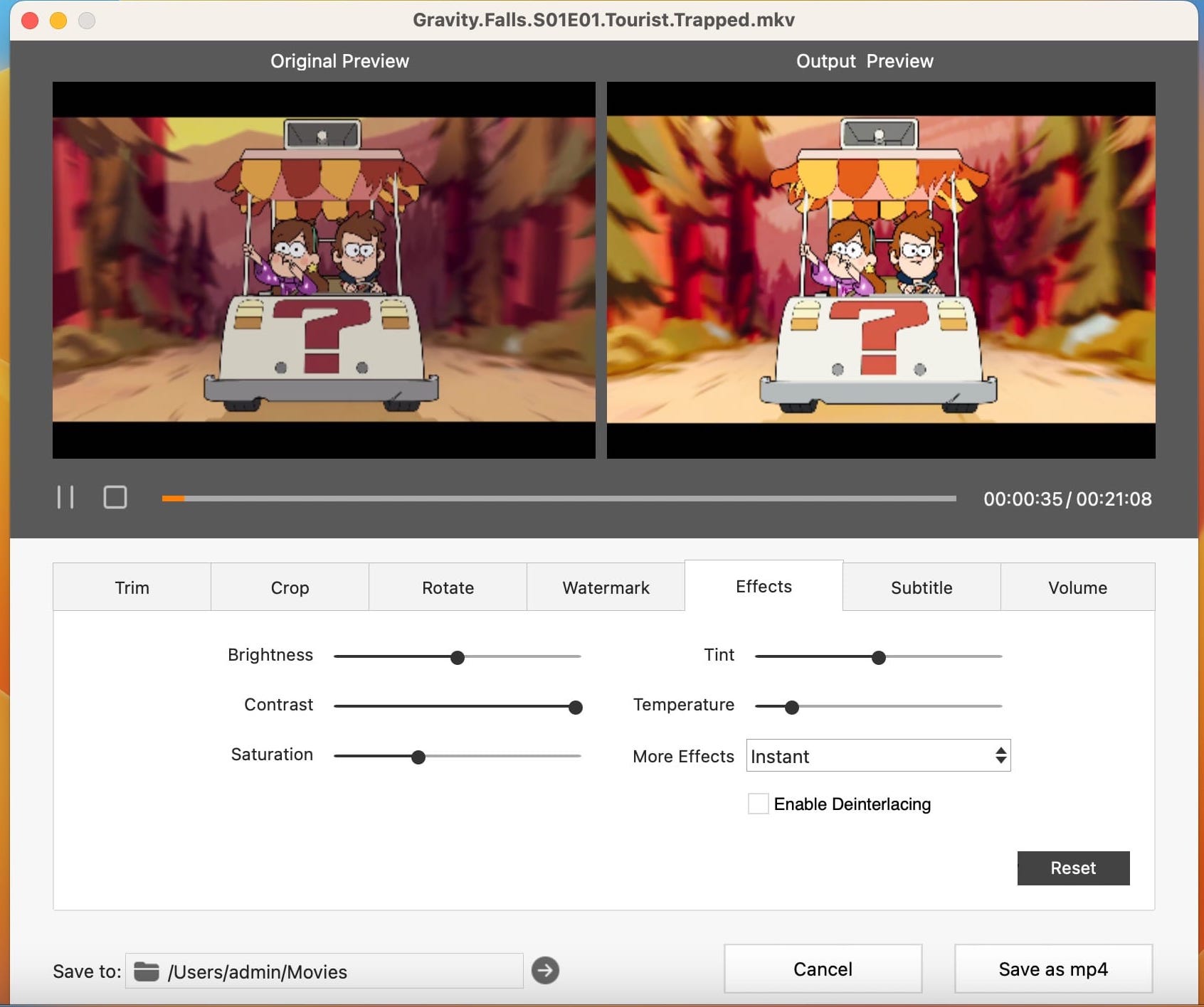 iFunia Video Editor 3.0.0 screenshot