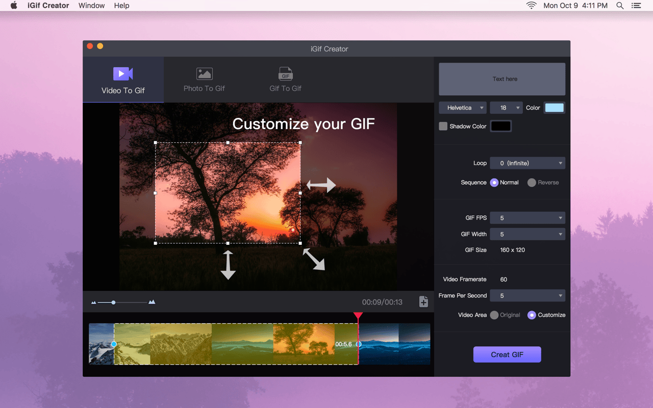 iGif Creator 4.2.0 – GIF creator for Video, Photo, GIF. screenshot