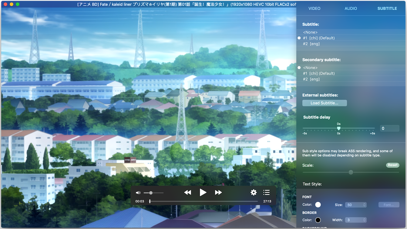 IINA 1.3.5 screenshot