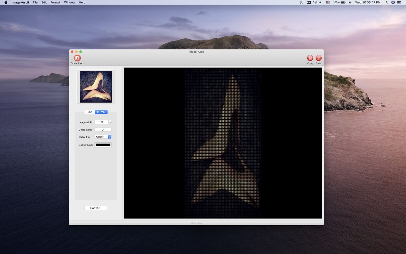 Image-Ascii 2.3 screenshot