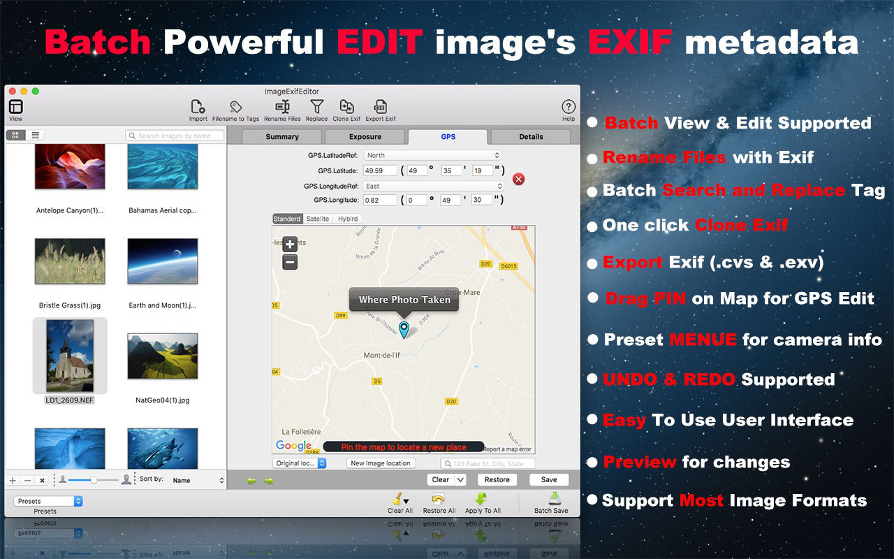Image Exif Editor 5.3.0 screenshot