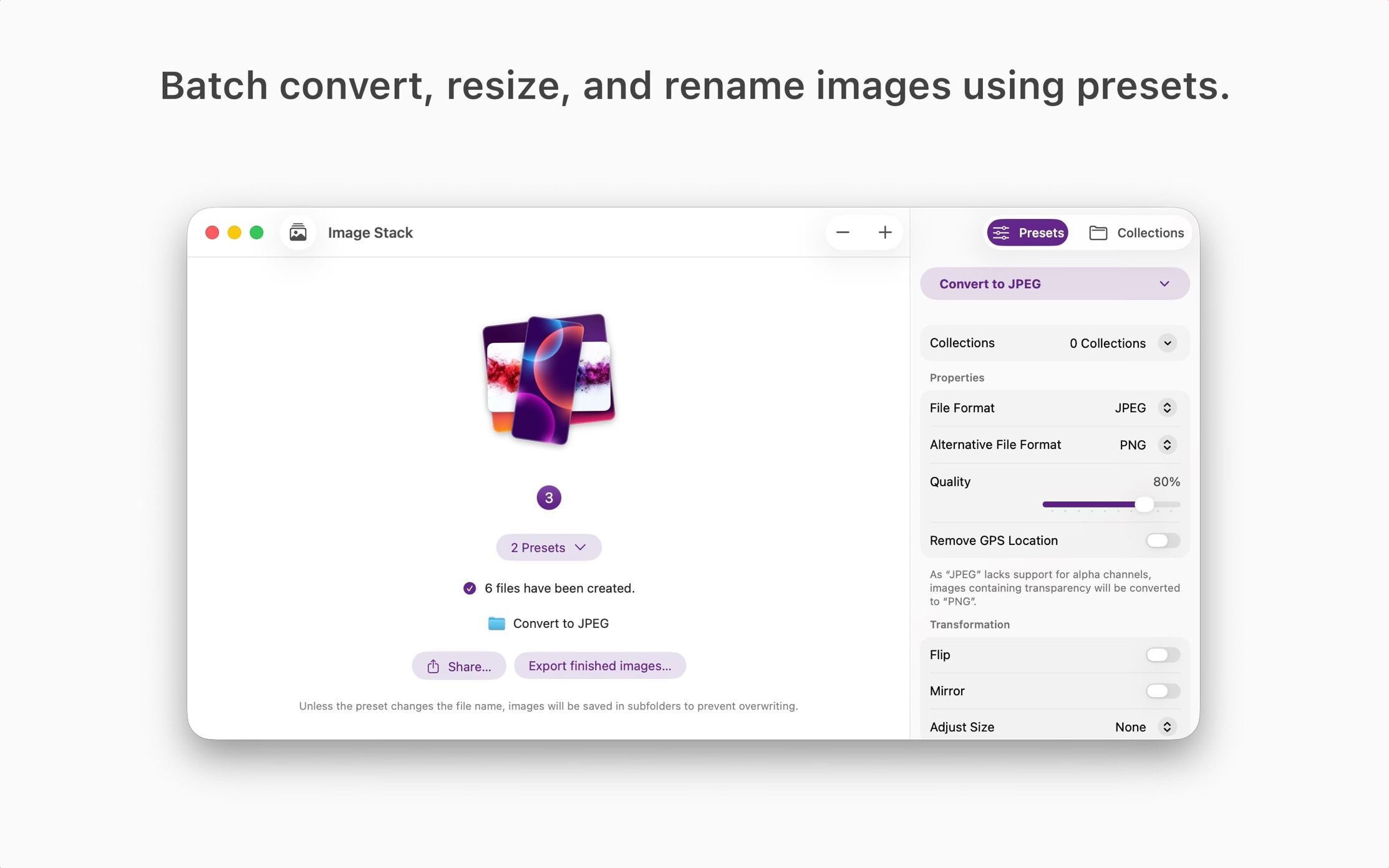 Image Stack 1.0.1 screenshot