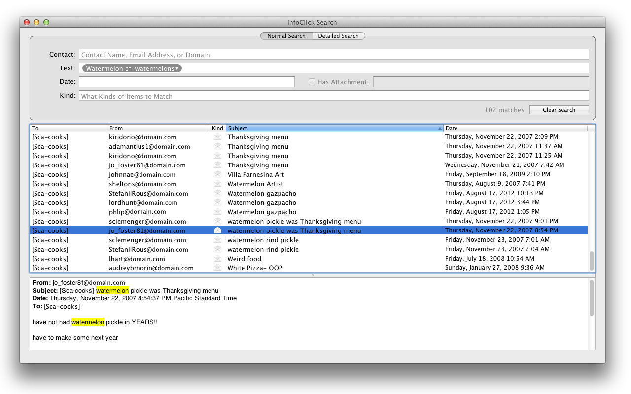 InfoClick 1.2.8 screenshot