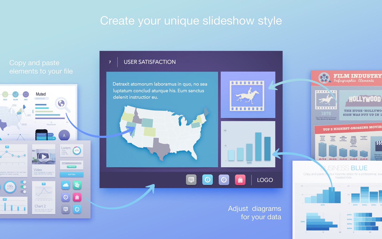 Infographics Maker 3.2.4 – Visualization graphics for Pages (was Infographics Lab for Pages). screenshot