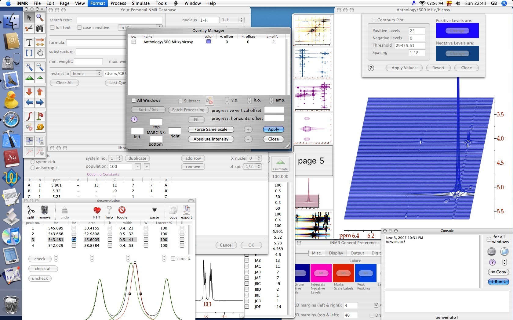 iNMR 6.2.2 screenshot