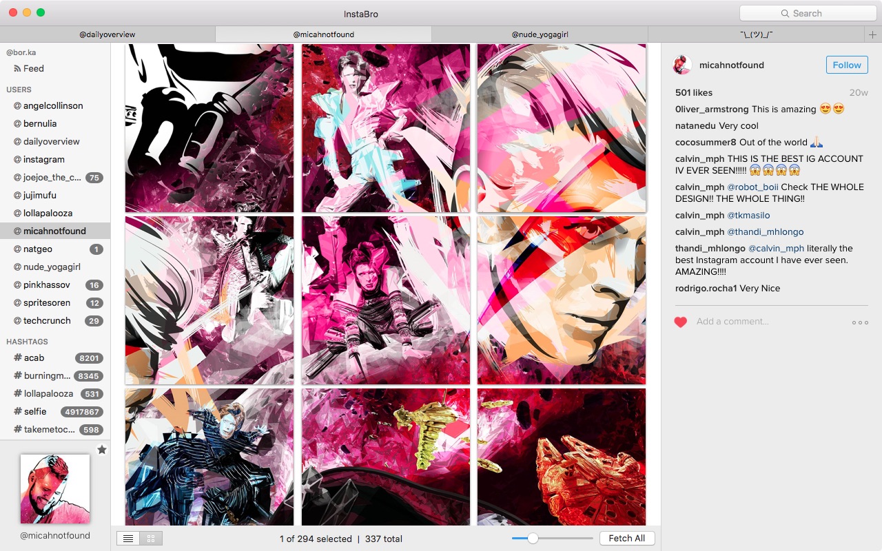 InstaBro 5.2.5 – Browser for Instagram. screenshot