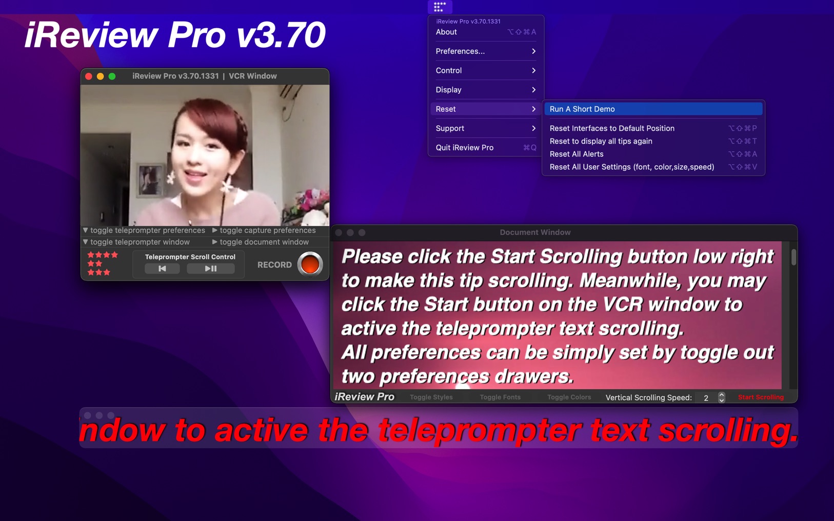 iReview Pro 3.70 screenshot