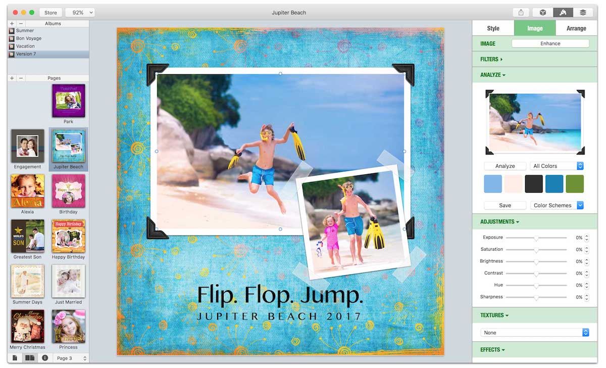 iScrapbook 7.0.4 – Design and print beautiful scrapbooks. screenshot