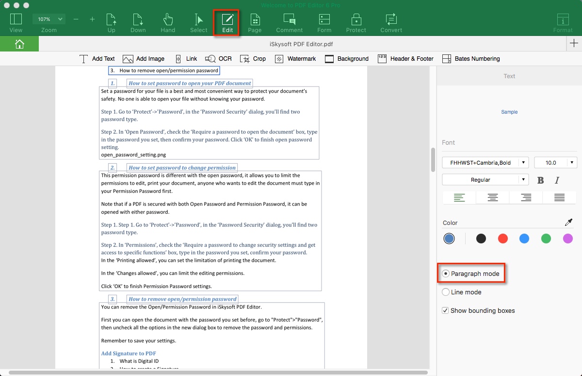 iSkysoft PDF Editor Pro 6.4.4 – View and edit PDF files. screenshot