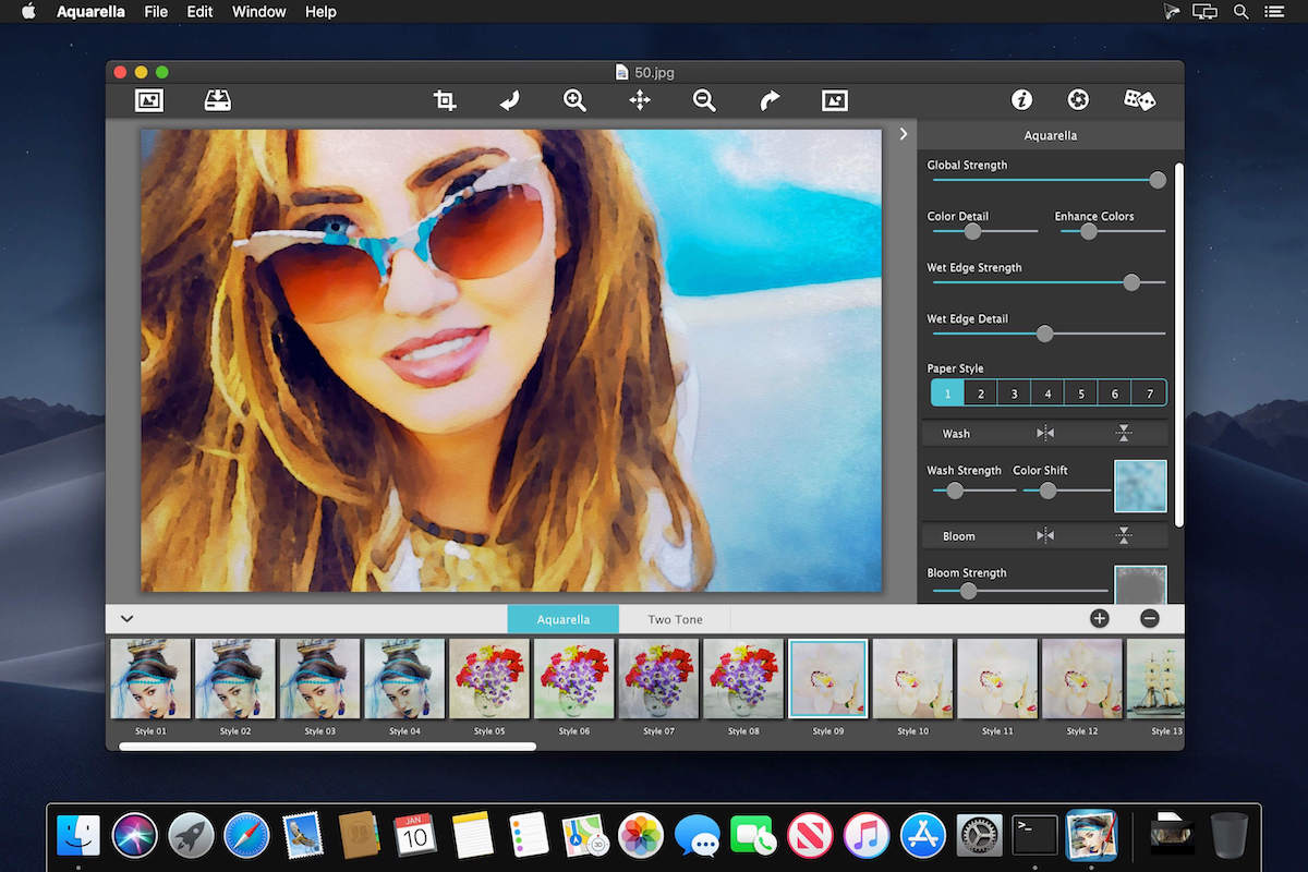 JixiPix Aquarella 1.38 screenshot