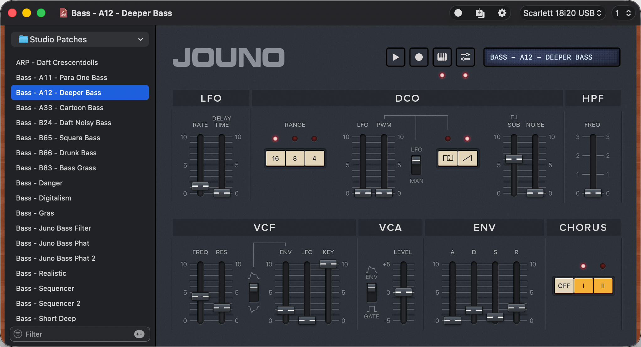 Jouno – Preset Manager 2.9.1 screenshot