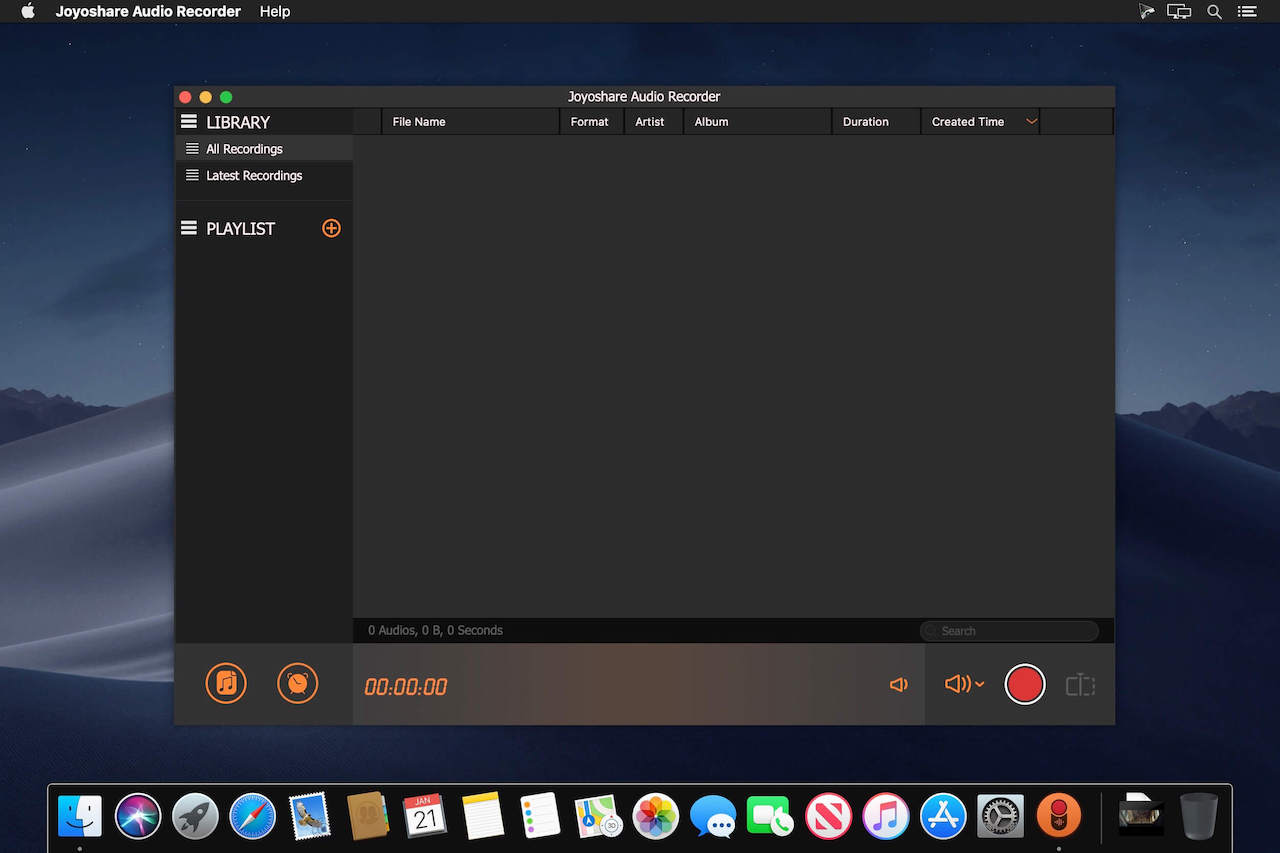 Joyoshare Audio Recorder 1.1.0.5 screenshot